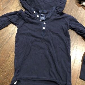 Ralph Lauren size 3t long sleeve top with hood